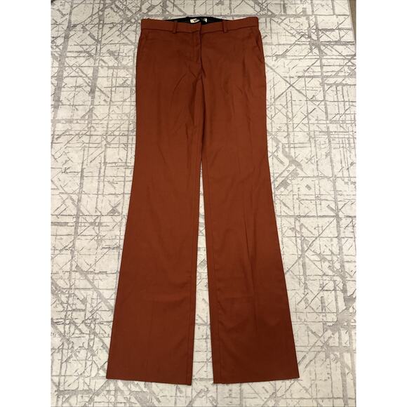Roberto Cavalli Women’s Woven Pant Italy Size 46 XL Rust NEW Retail $995